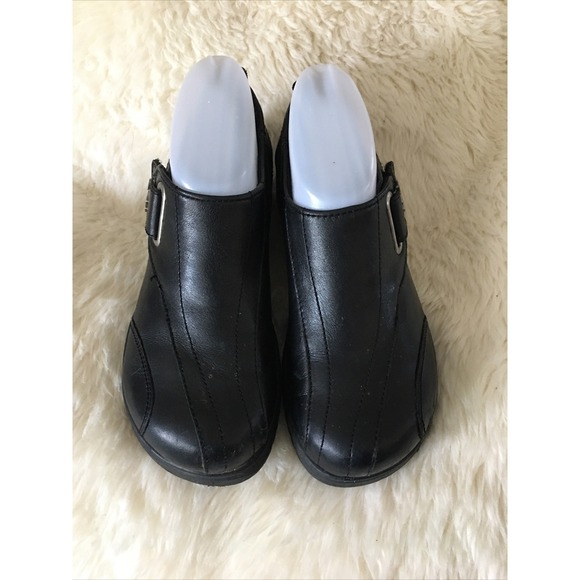 Harley Davidson Buckle Loafer Casual Shoe Black Leather Women's 6 EUR 37 - Picture 3 of 10